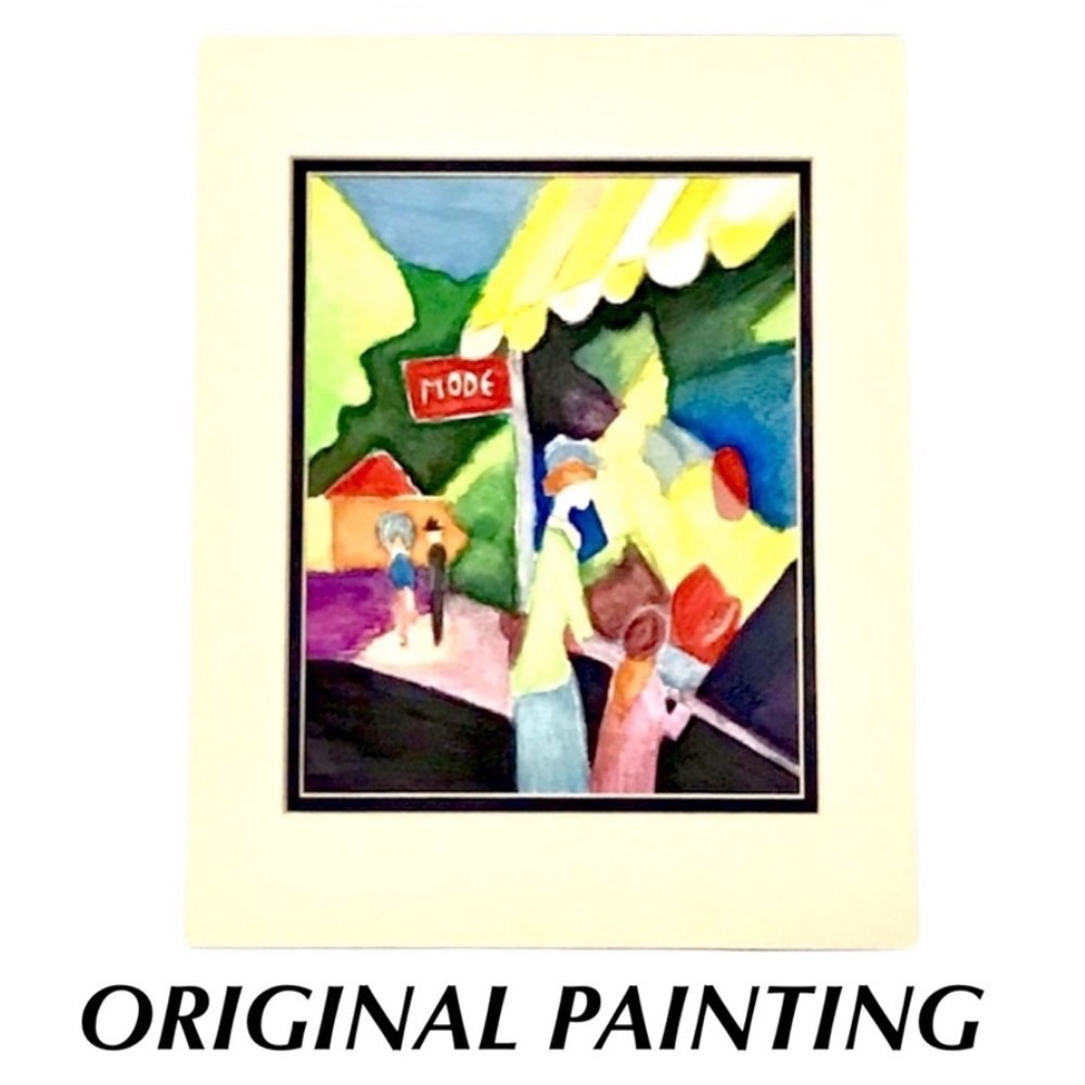 HAND CRAFTED Original Painting, Watercolor Interpretive Reproduction